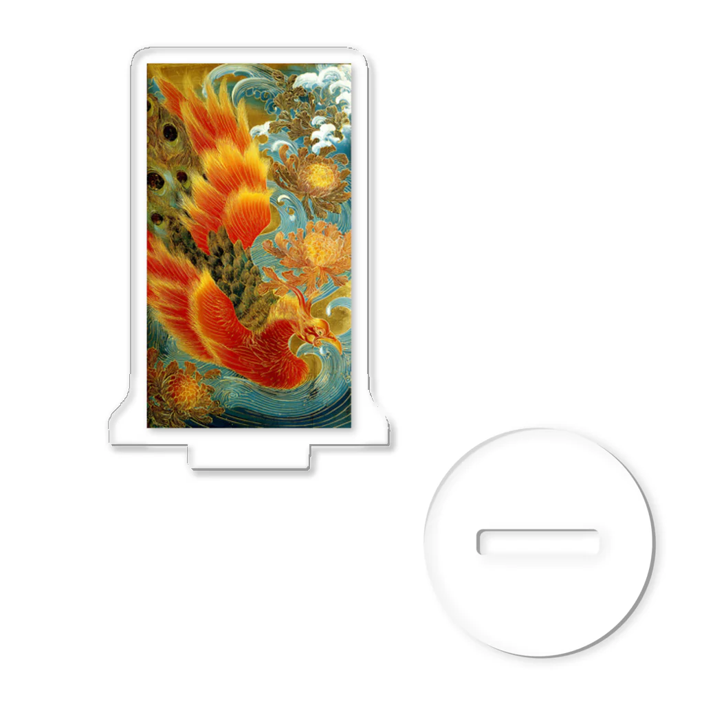 開運導師玄真オフィシャルショップの【福徳鳳凰】 各10個限定 天命と財運を紡ぐ神聖なるエネルギーグッズ Acrylic Stand