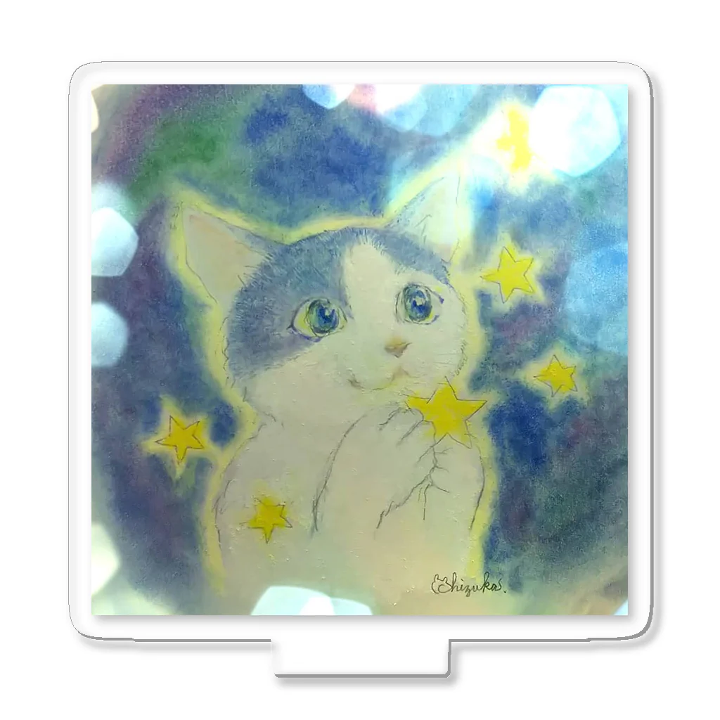 ひよこと子猫と蝶々　アクリル画 ひよこと子猫と蝶々 アクリル画 新着入荷の通販 ひよこと子猫と蝶々