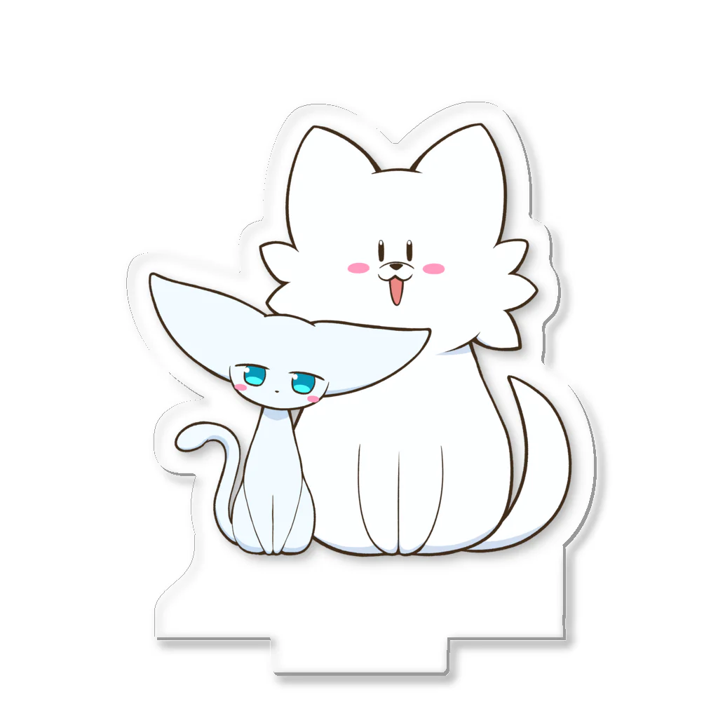 カッキー創作チャンネルのニャンさん＆ワンさん Acrylic Stand
