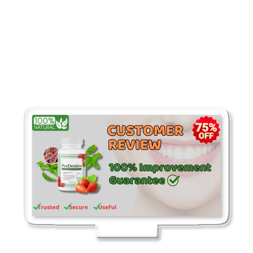 prodentimamazonreviewsのProDentim Reviews: Does It Really Work for Healthy Teeth & Gums? Acrylic Stand