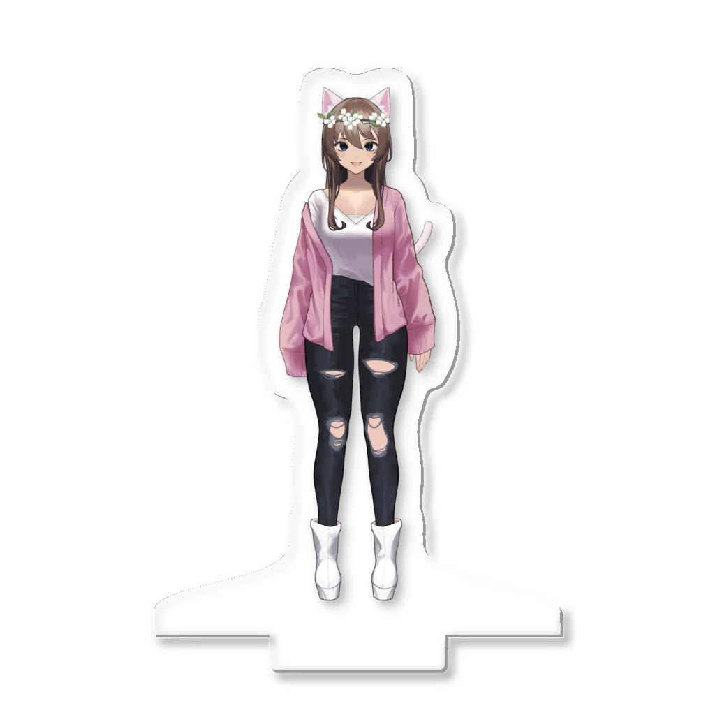 やにゃ～立ち絵 Acrylic Stand by 株武会社ケー・ユー・エヌ建設