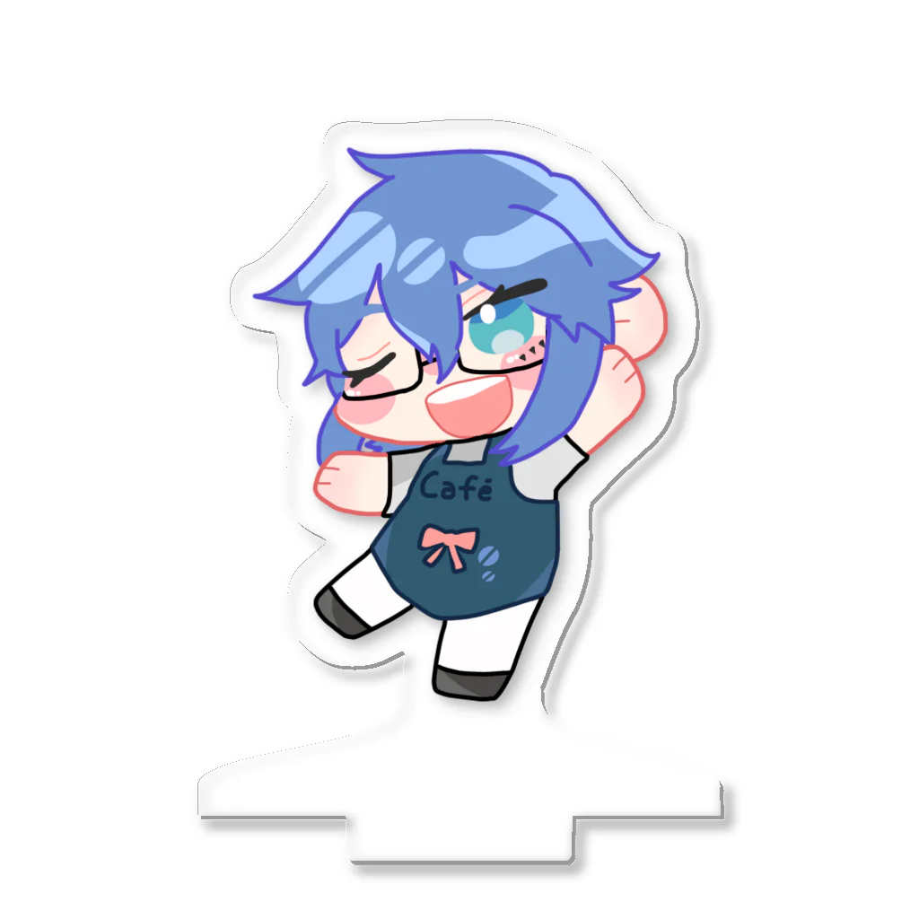 手書きイラスト屋さんのメガネ男子とコーヒータイム Acrylic Stand