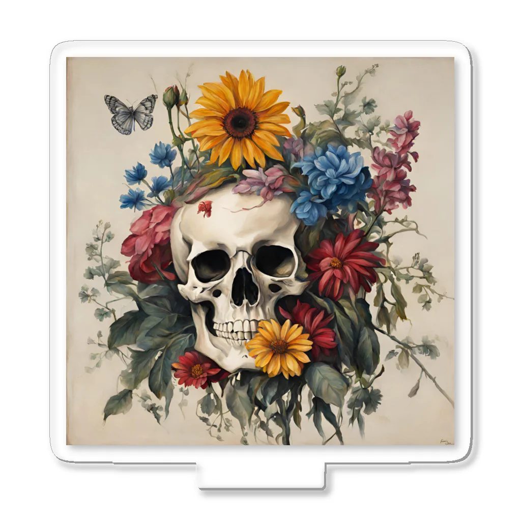 花と骸骨 / Kota room ( kota_room )のアクリルスタンド通販