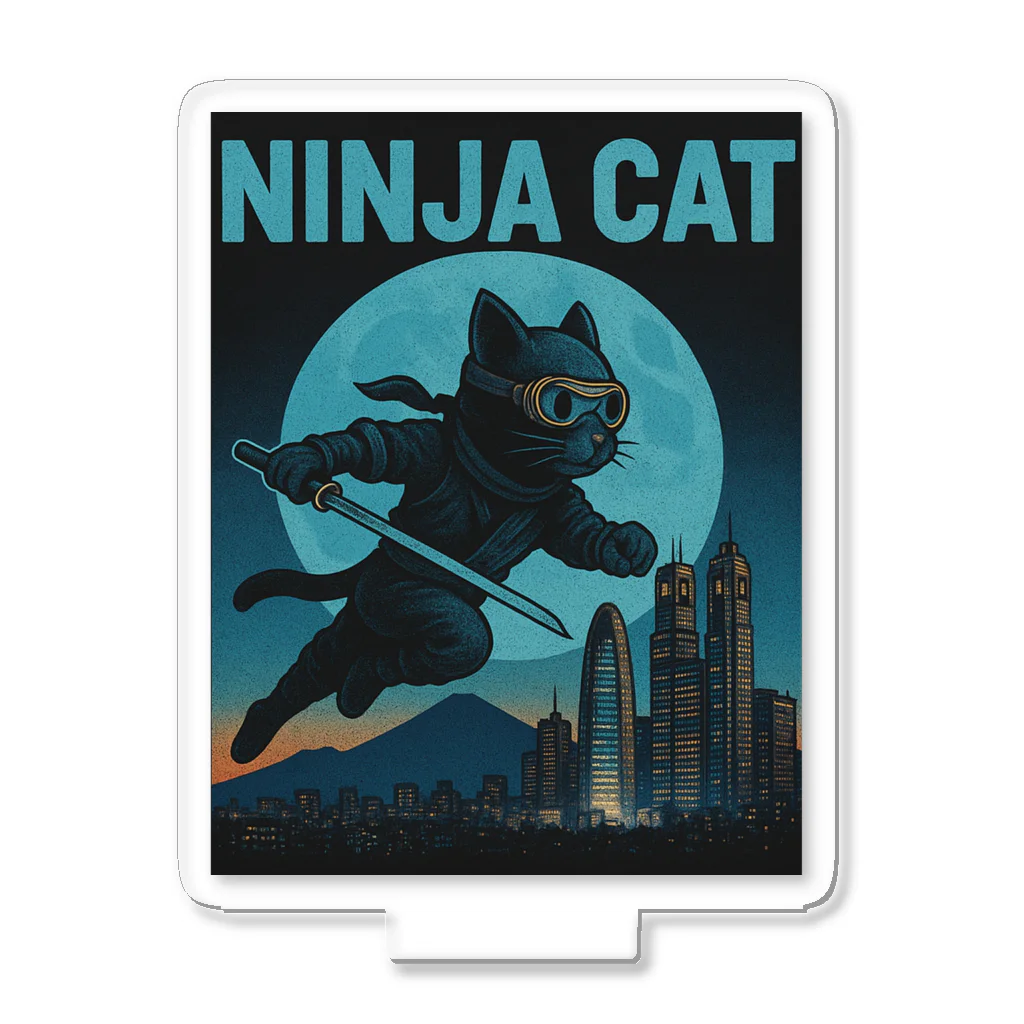 Atena-DesighnのNINJA CAT（1）忍者猫 Acrylic Stand