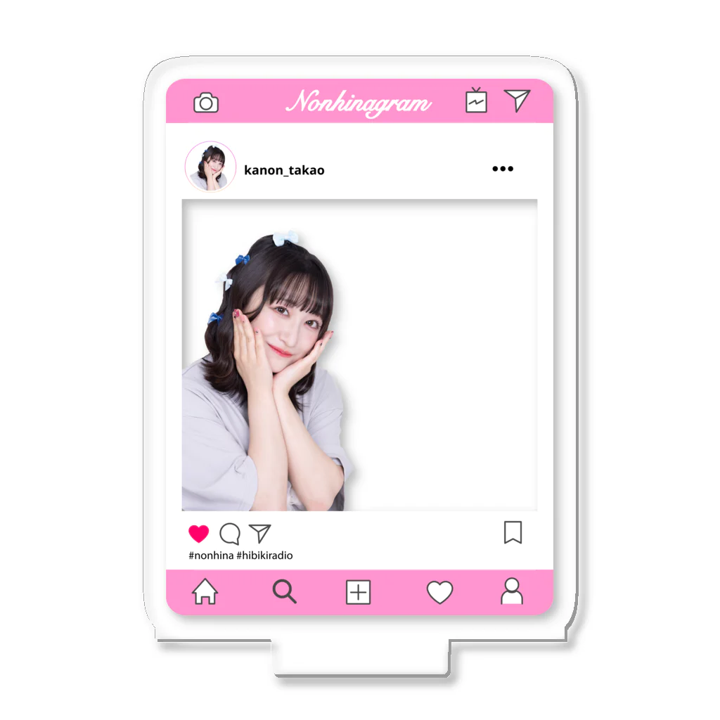 かのんとひなの成長日記の番組１周年記念グッズ「かのんのあくすた」 Acrylic Stand