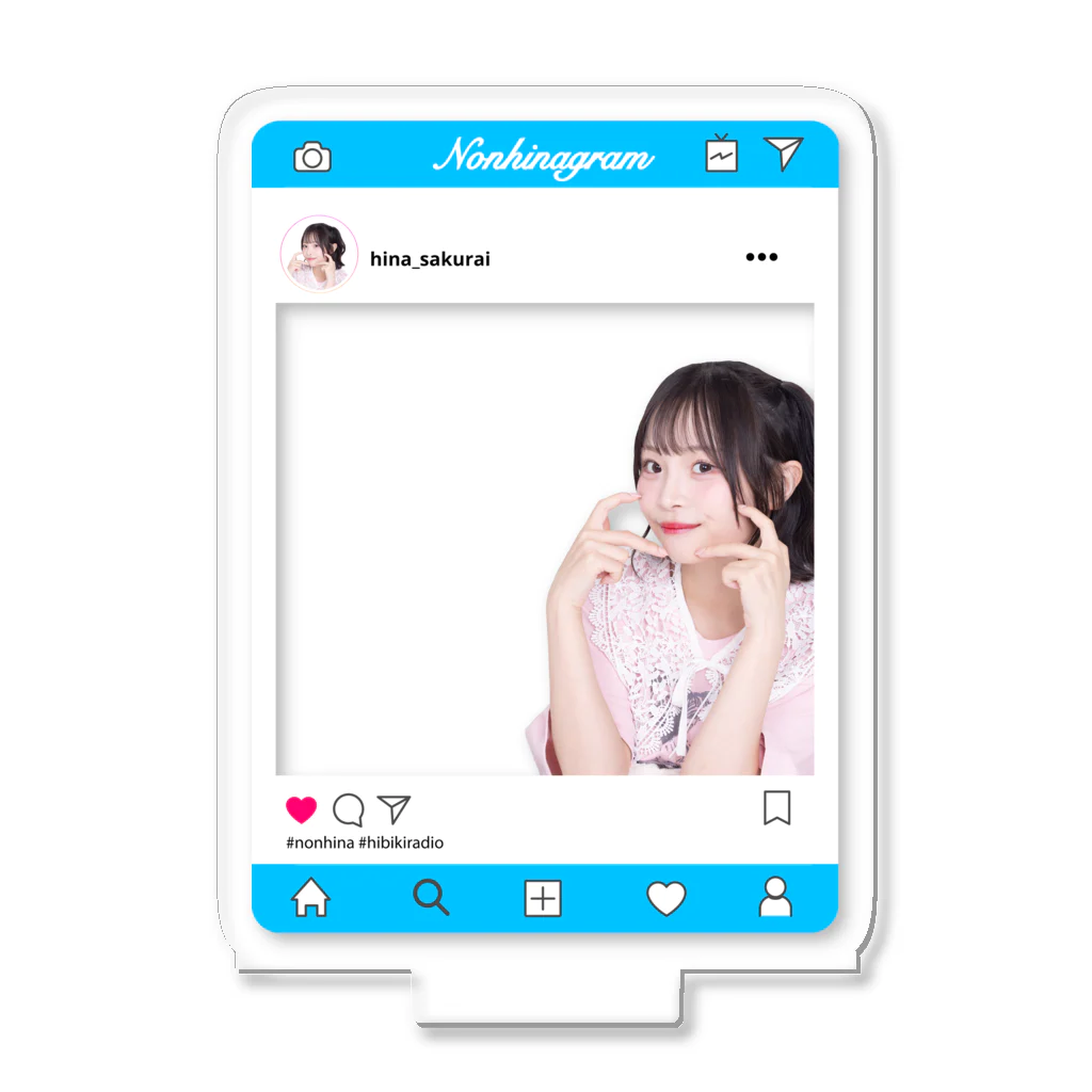 かのんとひなの成長日記の番組１周年記念グッズ「ひなのあくすた」 Acrylic Stand