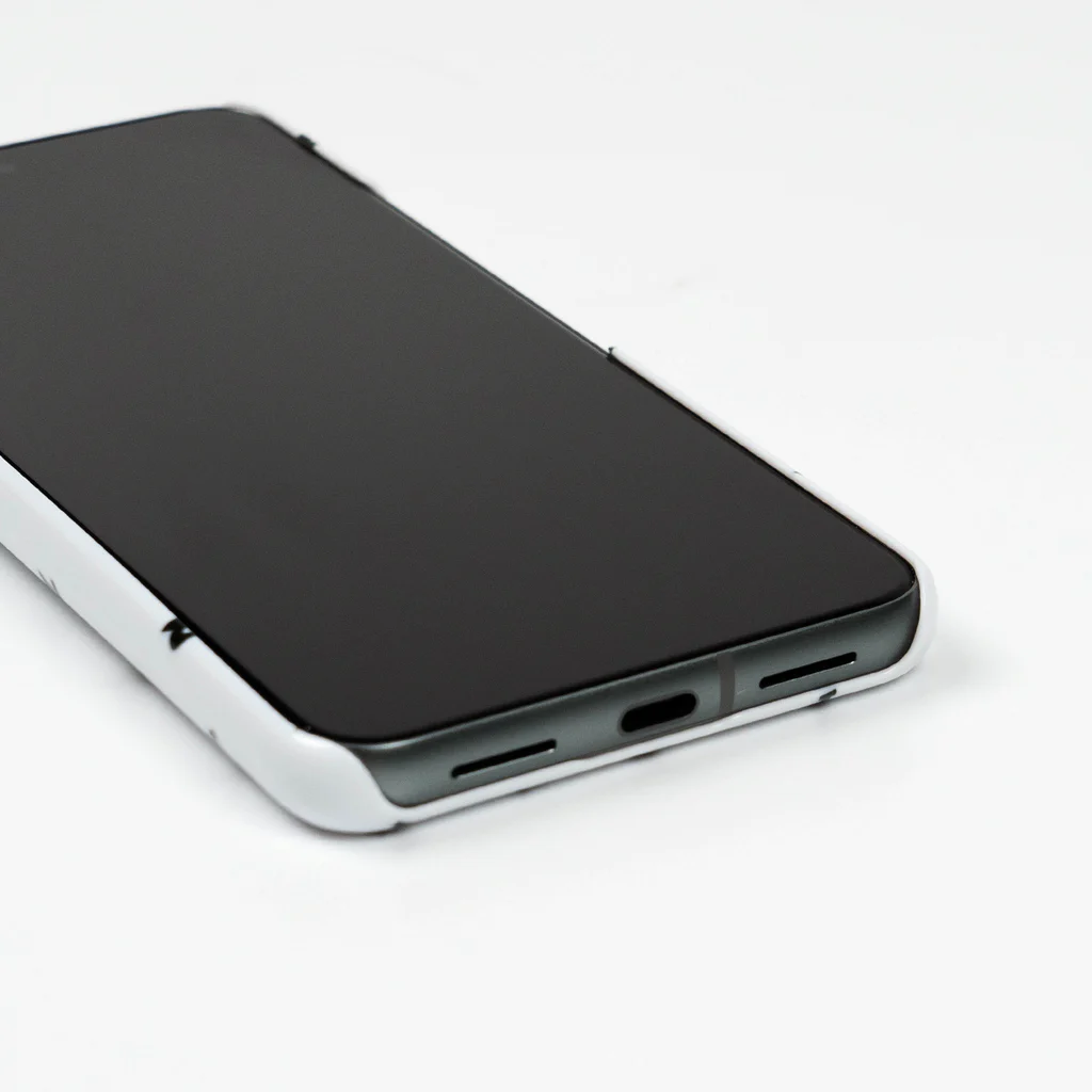OJISANの棒線おじさん Android Smartphone Case :bottom edge