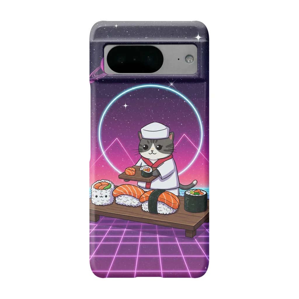 Neon Cat UniverseのSushi Chef Cat | Neon Cat Universe Android Smartphone Case