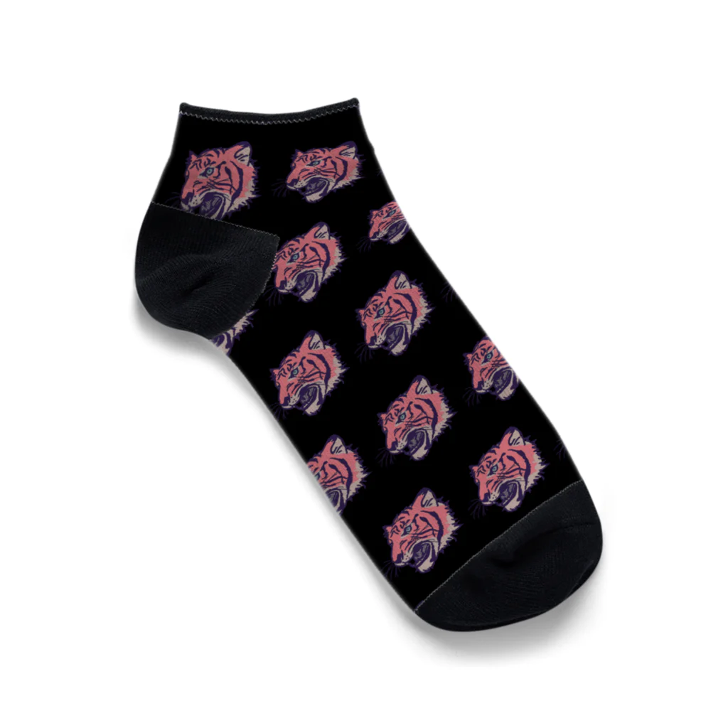 soo-suのtiger tiger tiger Ankle Socks