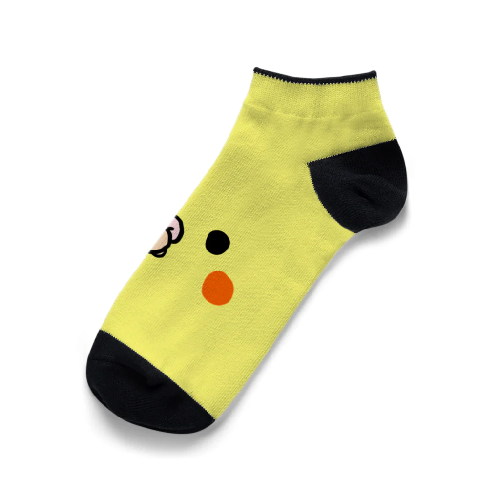 Hiyoko_Donguriのオカメ顔面靴下 Ankle Socks