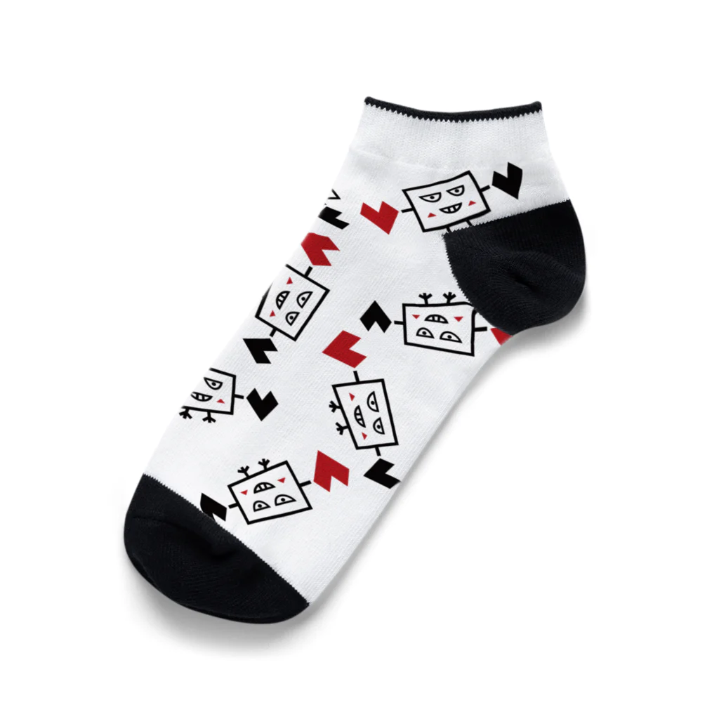 かまたクリーニング SUZURI支店の鳥になれなかったTV：画伯オリジナル Ankle Socks