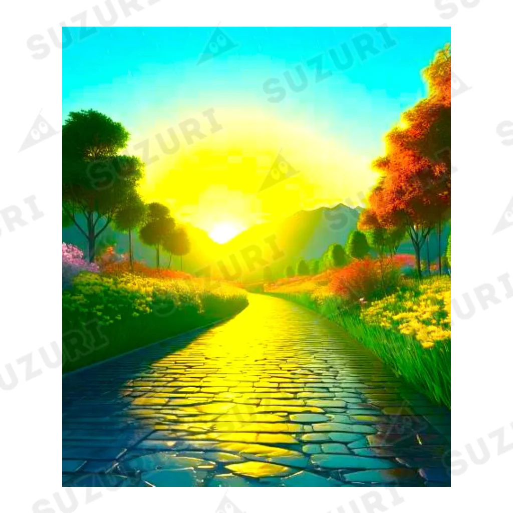 million-mindの雨に濡れた石畳 Ankle Socks