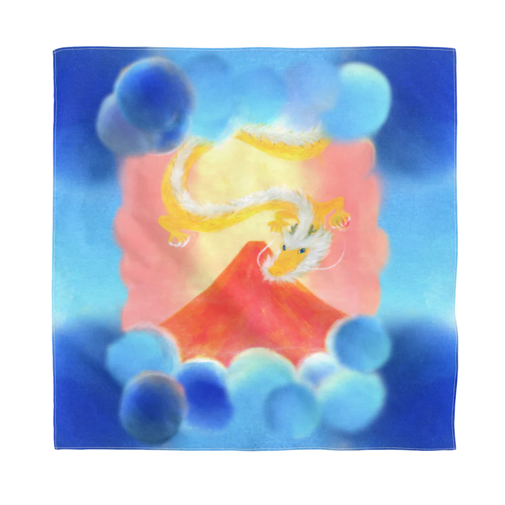 赤富士と金龍 【しあわせ夢絵 公式 オリジナルグッズ