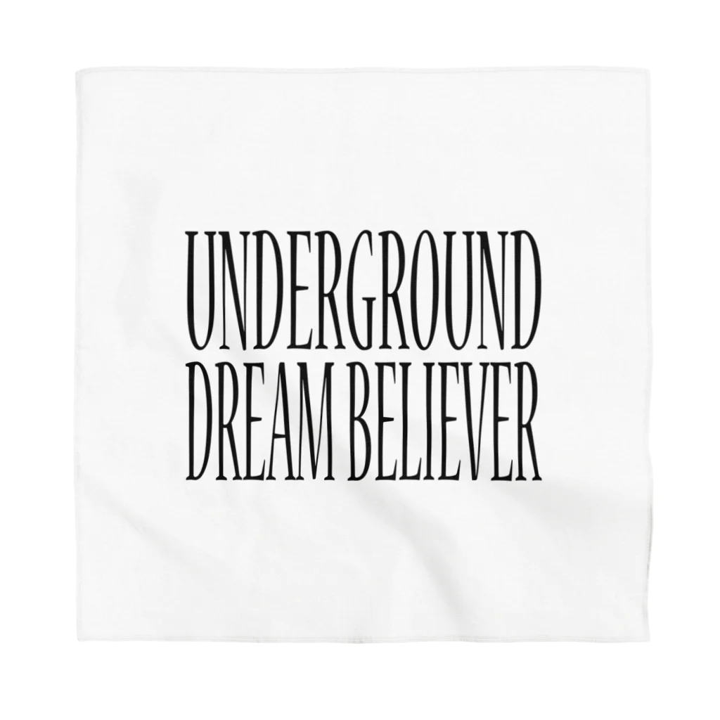 BLACK SHEEP ORIGIN SUZURI SHOPのUNDERGROUD DREAM BELIEVER Bandana
