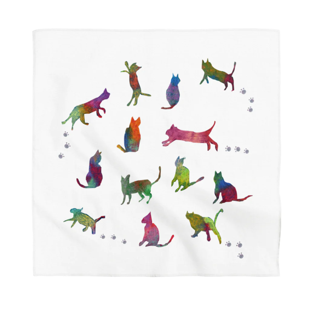 なおこストアの虹色ねこ＊リリー Bandana
