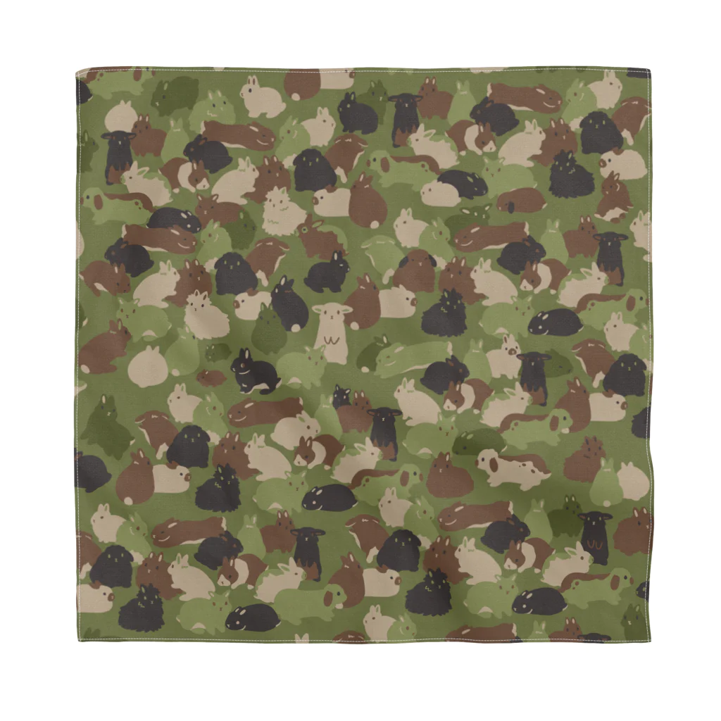 うさぎの迷彩 / 大賀一五の店 ( taiga15 )のバンダナ通販 ∞ SUZURI