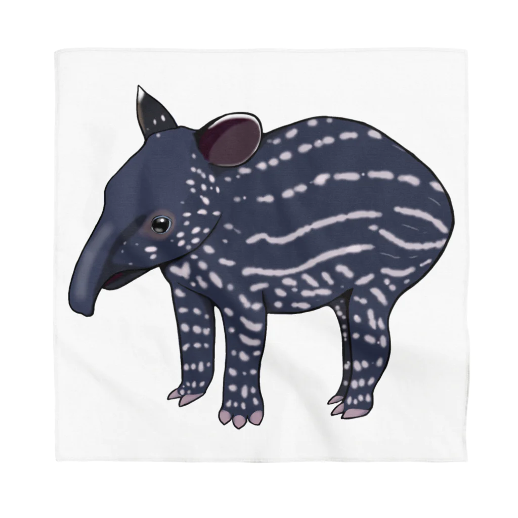 LalaHangeulのマレーバクの子供(文字無し) Bandana