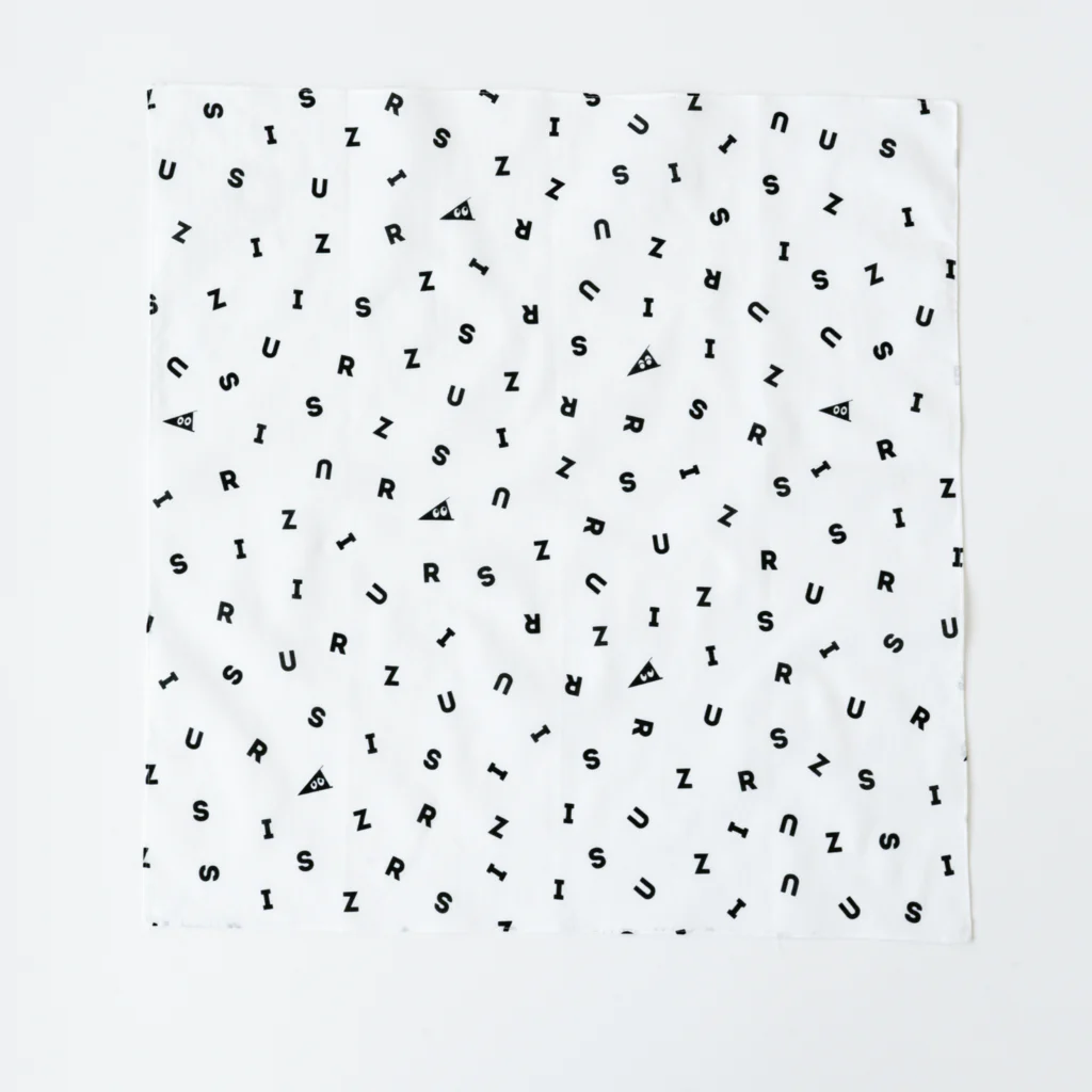 静かな山の頂への雲海の劔岳 Bandana is 52cm × 52cm