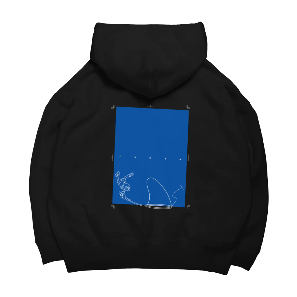 othiru ShopのFREE MISTAKE_tombo ブラックver. Big Hoodie
