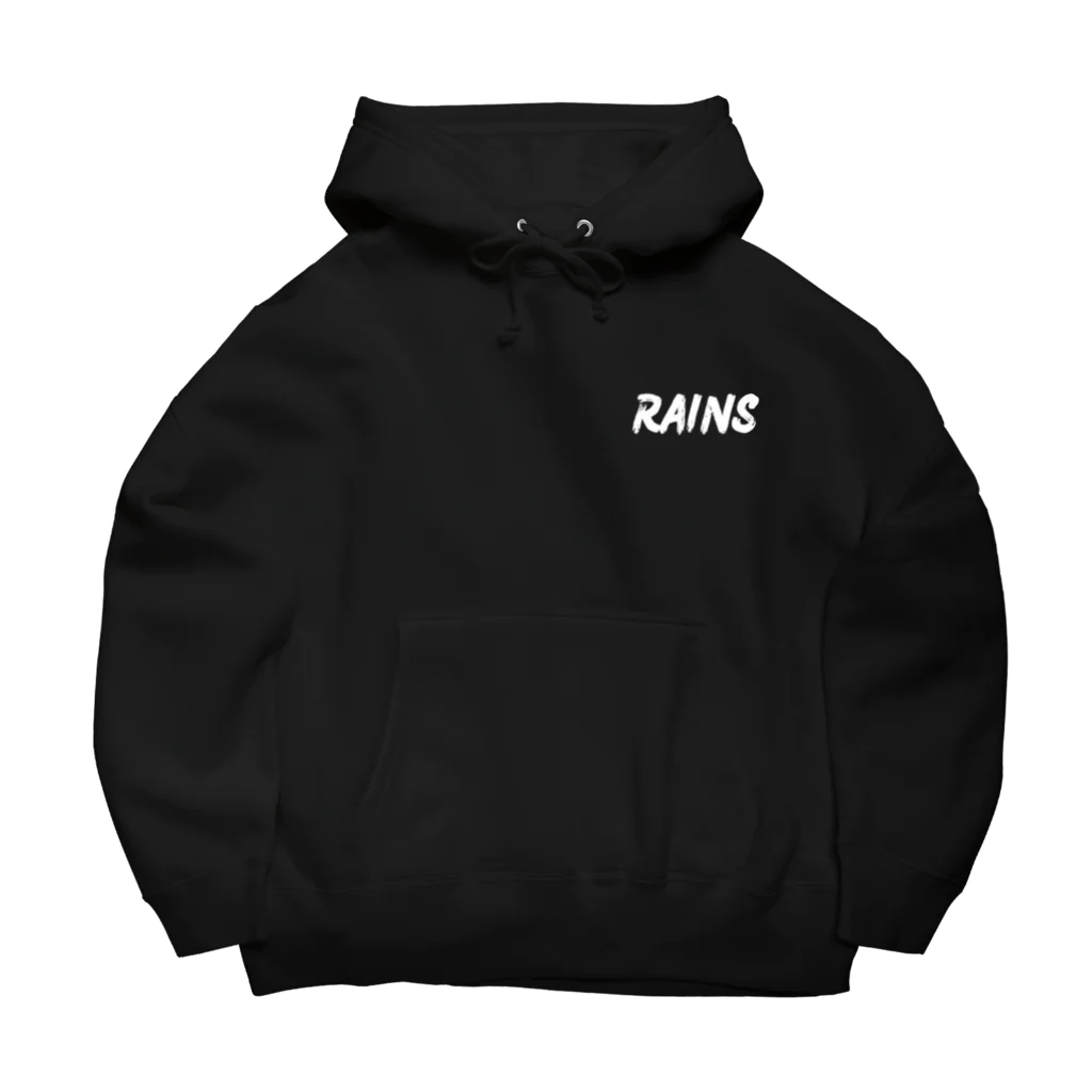 RAINS[レインズ]のRAINSバンドグッズ(WHITE/URL無) Big Hoodie