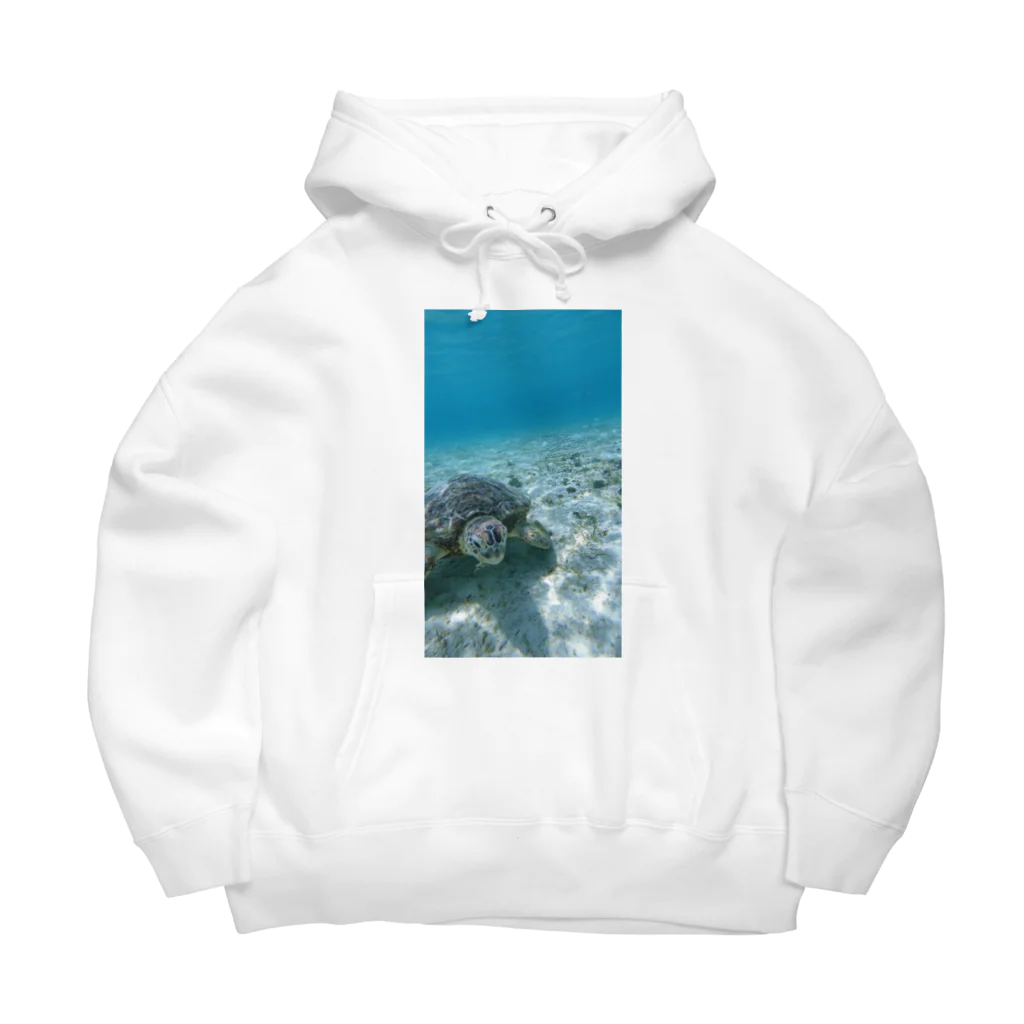 nao | 宮古島ドライブ探検隊 | ハピおじレンタカー宮古島のウミガメ君 Big Hoodie