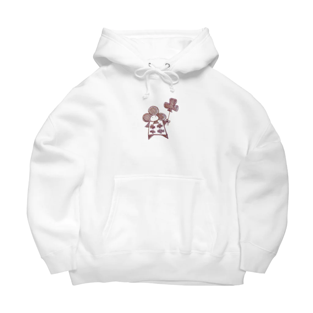 ぽちまる商店の風船大好きクローバーくん Big Hoodie
