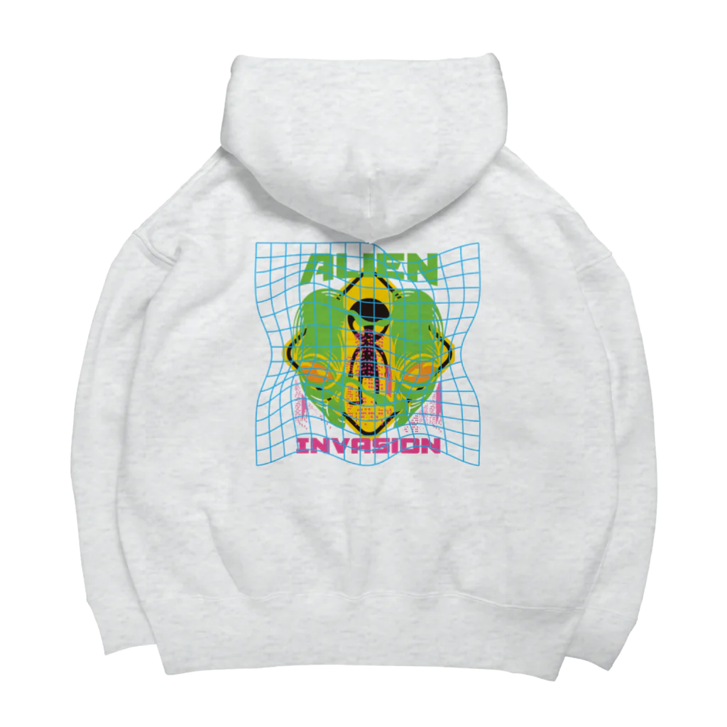 LightwaveThreadsのALIEN INVASION Big Hoodie
