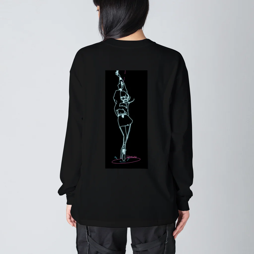 キースケの待ち人、夜のネオンダンス Big Long Sleeve T-Shirt