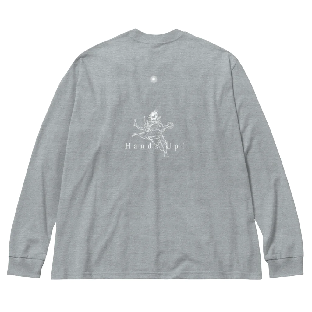 JunKomのHands  Up!〜バスケ侍〜　柄-背面版 Big Long Sleeve T-Shirt