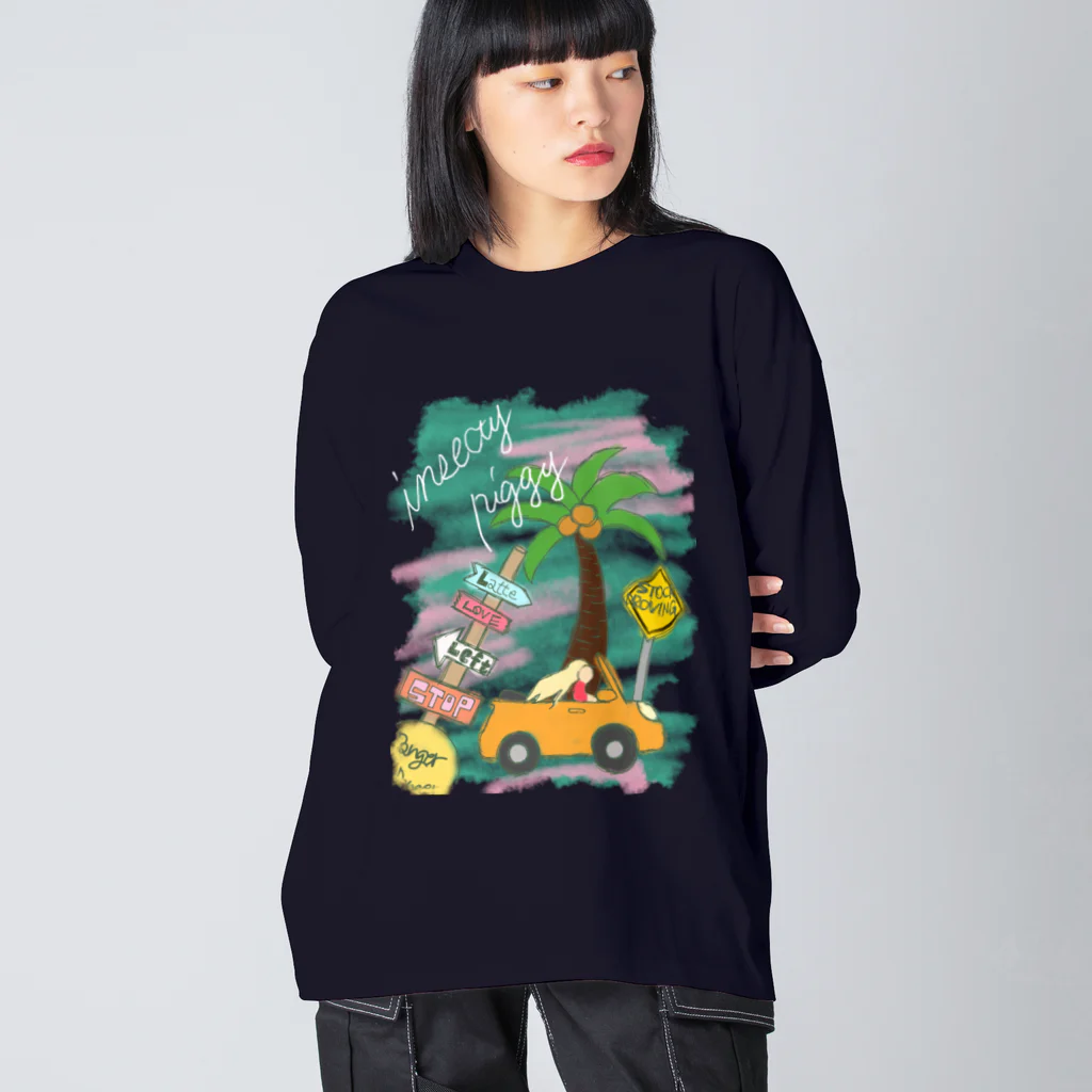 insecty_piggyのAloha  Big Long Sleeve T-Shirt