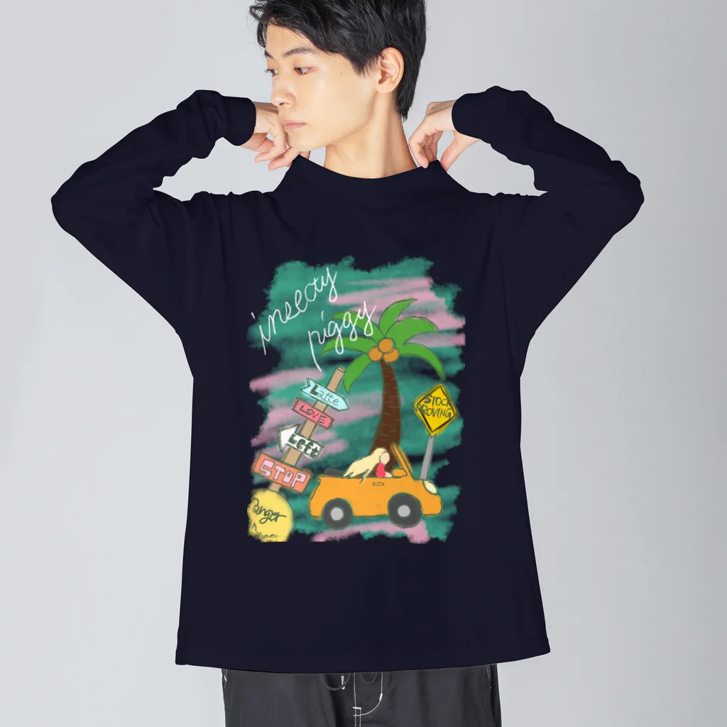 insecty_piggyのAloha  Big Long Sleeve T-Shirt