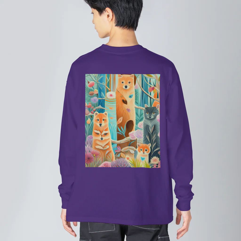 soramame1119の森の中の世界 Big Long Sleeve T-Shirt