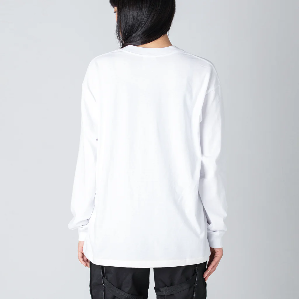 JIMOTOE Wear Local Japanの渋谷区 SHIBUYA WARD ロゴブルー Big Long Sleeve T-Shirt