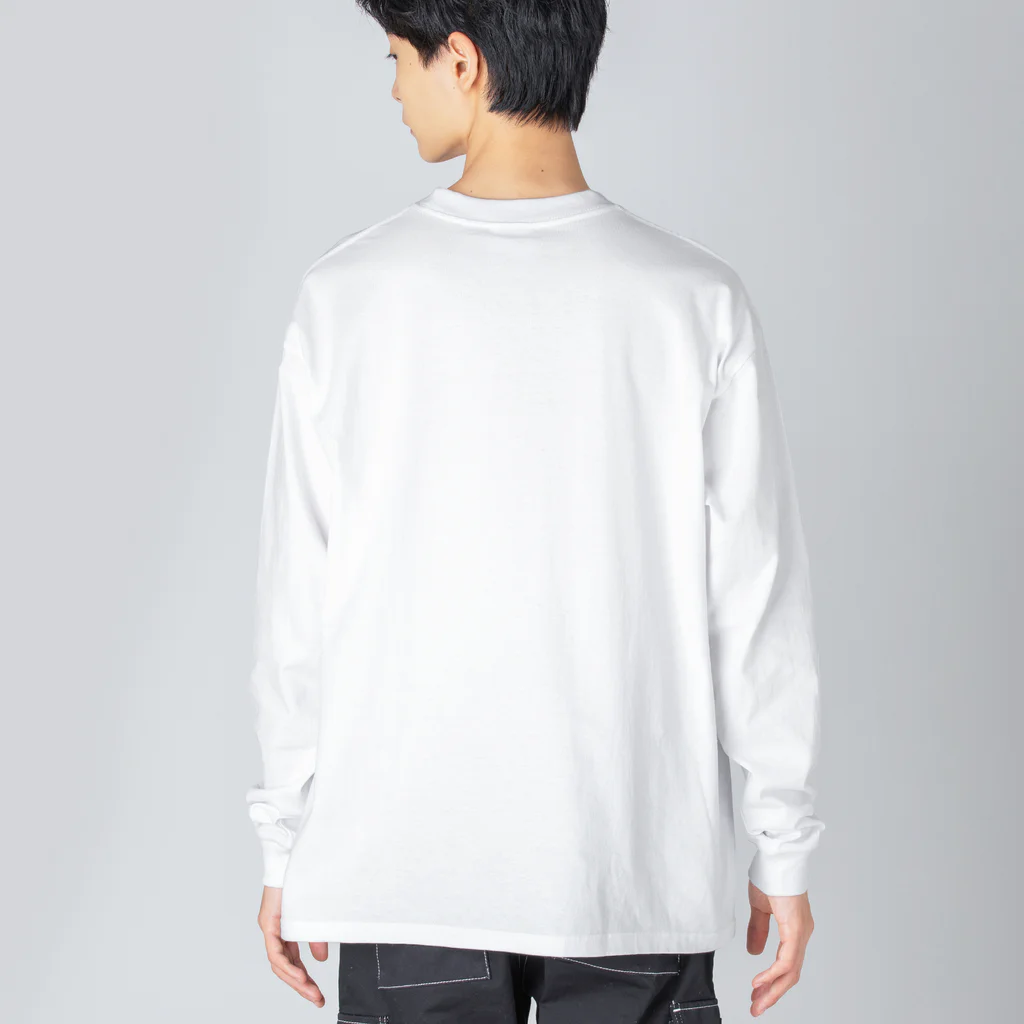 JIMOTOE Wear Local Japanの渋谷区 SHIBUYA WARD ロゴブルー Big Long Sleeve T-Shirt