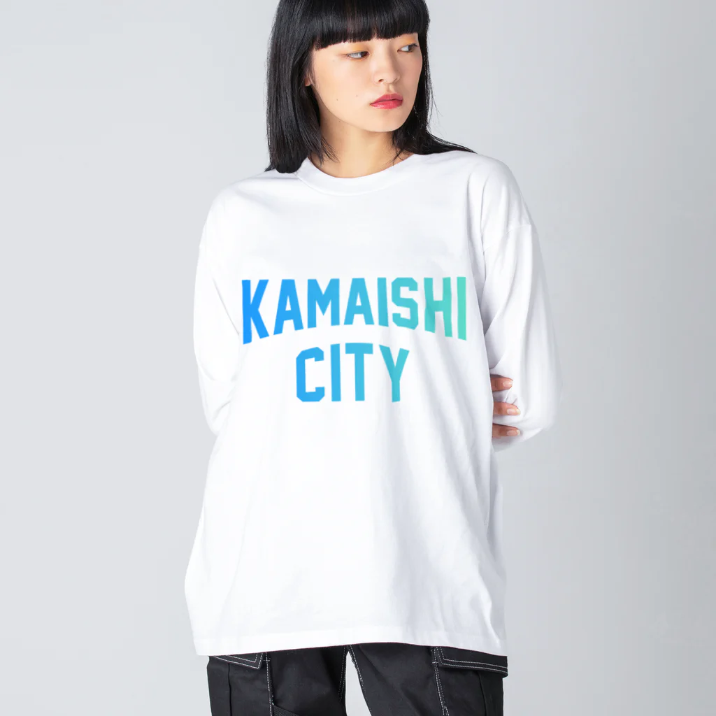 JIMOTOE Wear Local Japanの釜石市 KAMAISHI CITY Big Long Sleeve T-Shirt