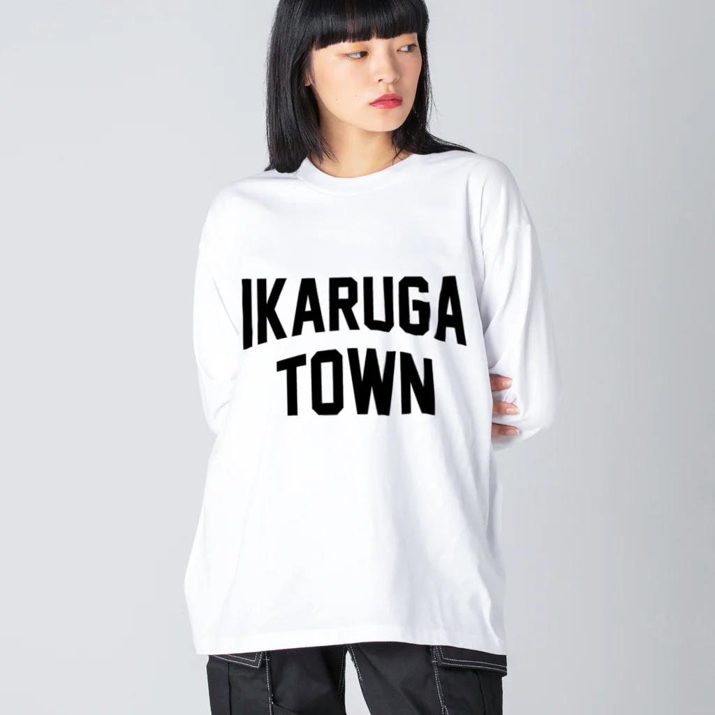JIMOTOE Wear Local Japanの斑鳩町 IKARUGA TOWN Big Long Sleeve T-Shirt