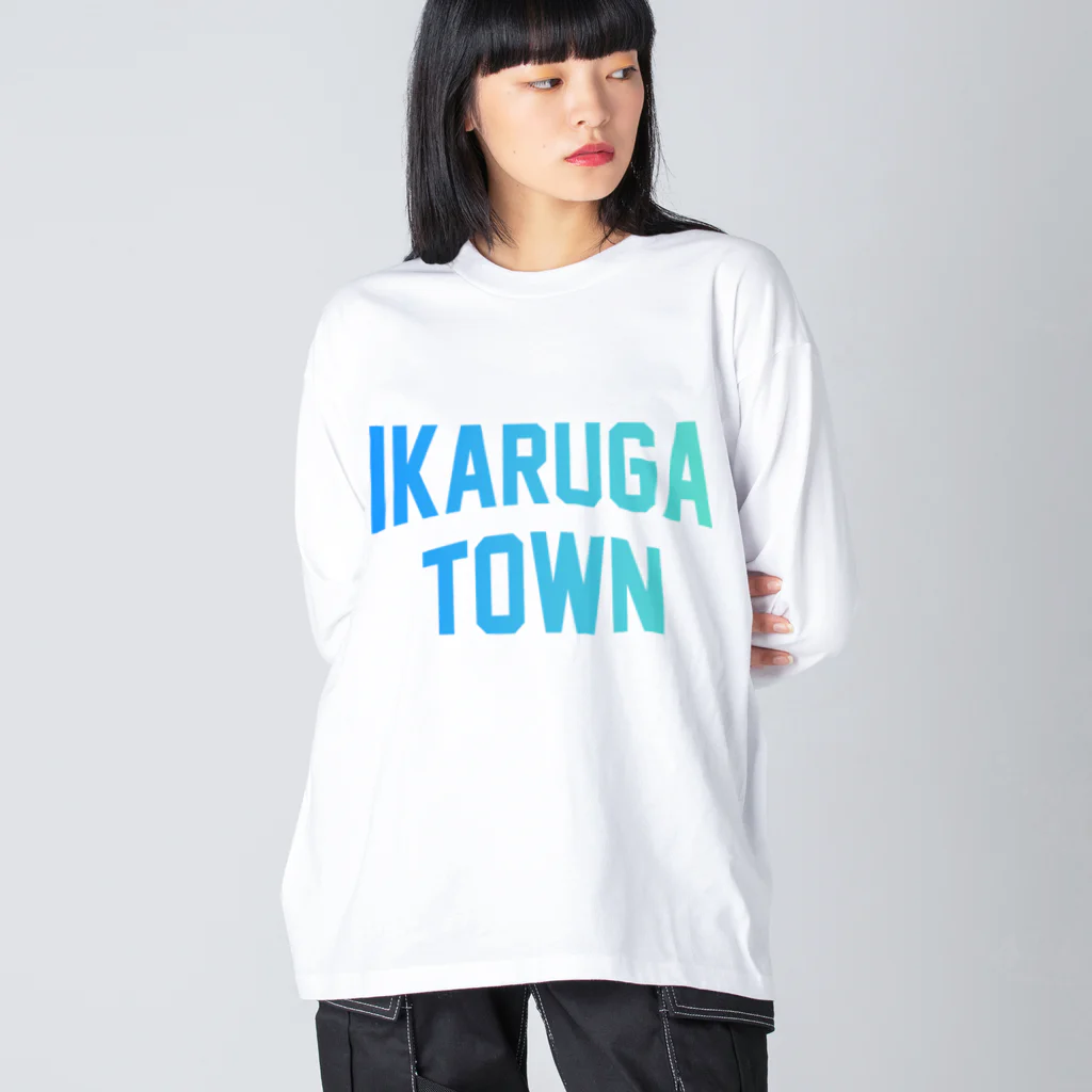 JIMOTOE Wear Local Japanの斑鳩町IKARUGA TOWN Big Long Sleeve T-Shirt