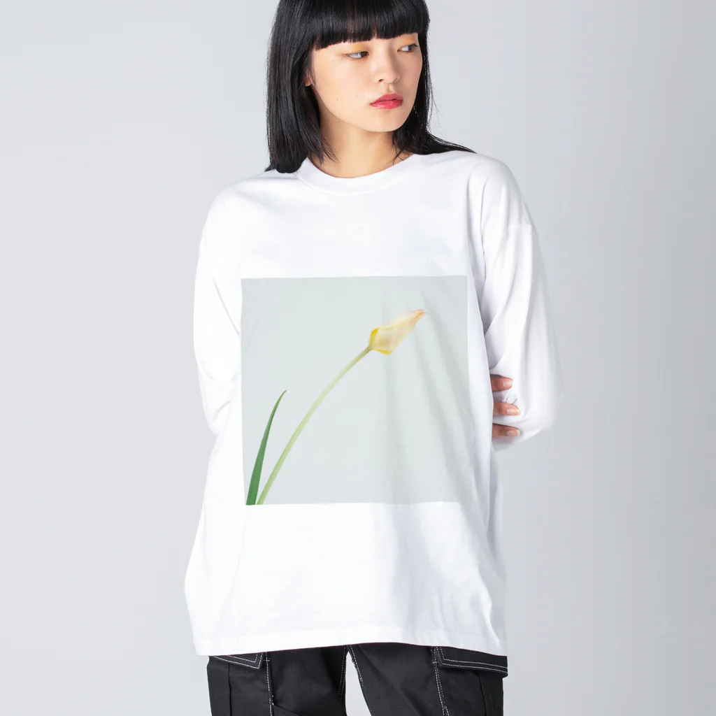 min P/Mのflower_001 Big Long Sleeve T-Shirt