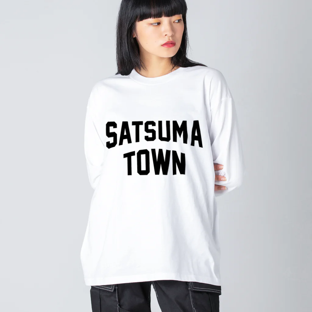 JIMOTOE Wear Local Japanのさつま町 SATSUMA TOWN Big Long Sleeve T-Shirt