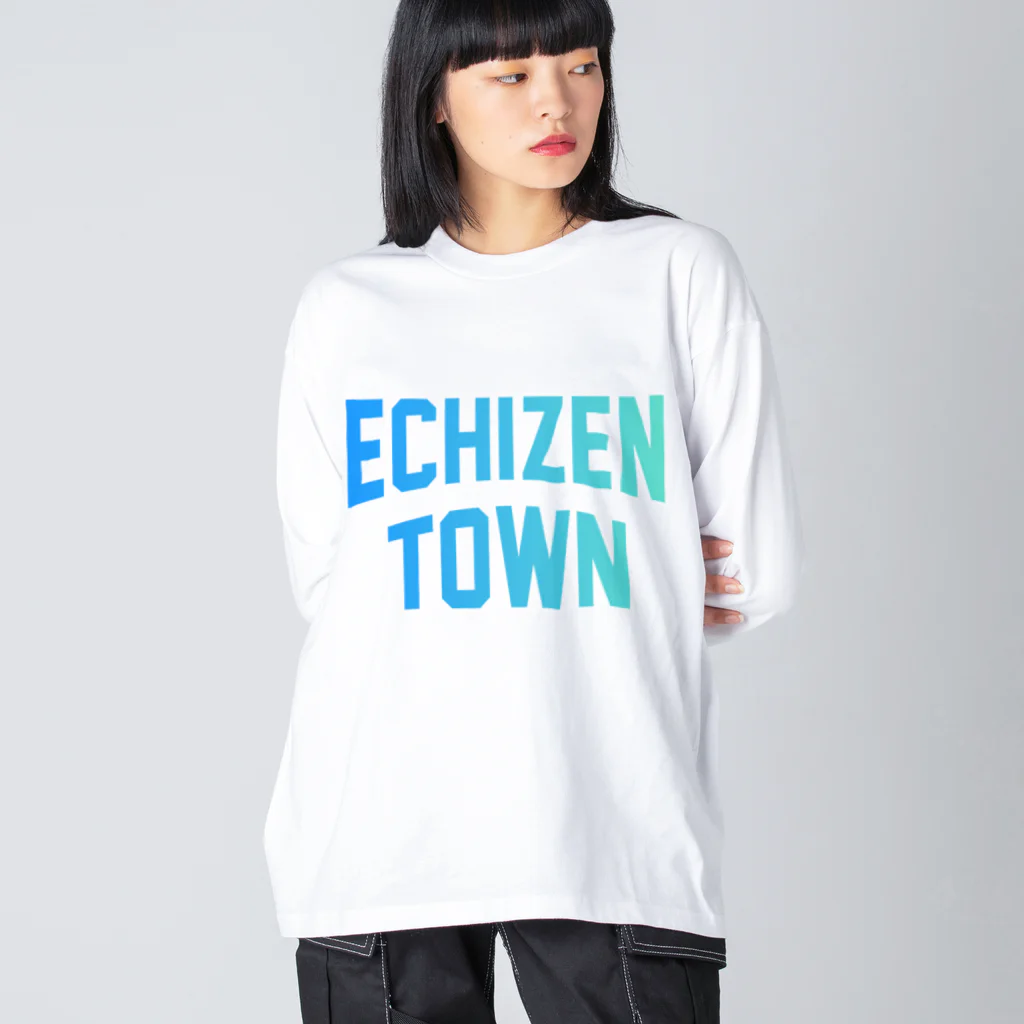 JIMOTOE Wear Local Japanの越前町 ECHIZEN TOWN Big Long Sleeve T-Shirt