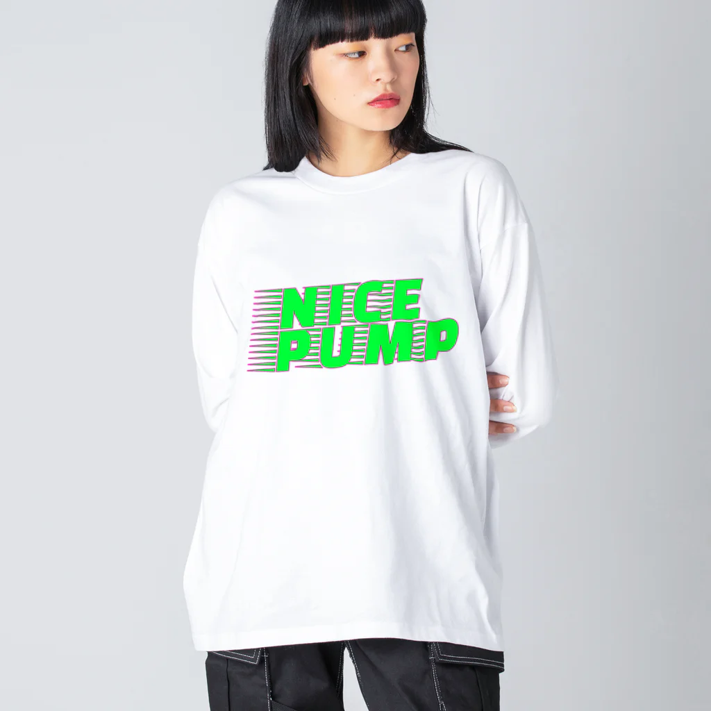 NICE PUMPのNICE PUMP LOGO  Big Long Sleeve T-Shirt