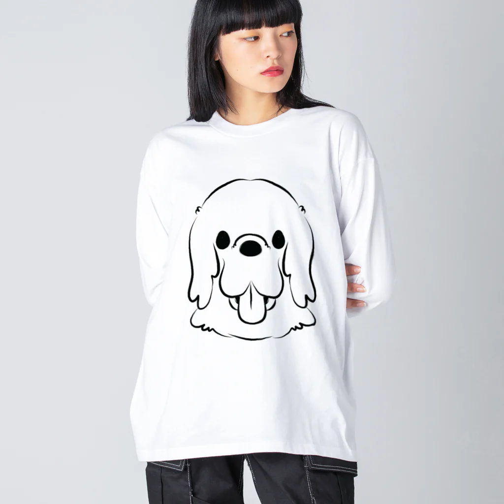ゆんゆんこのゴールデンレトリバーロゴマーク Big Long Sleeve T-Shirt