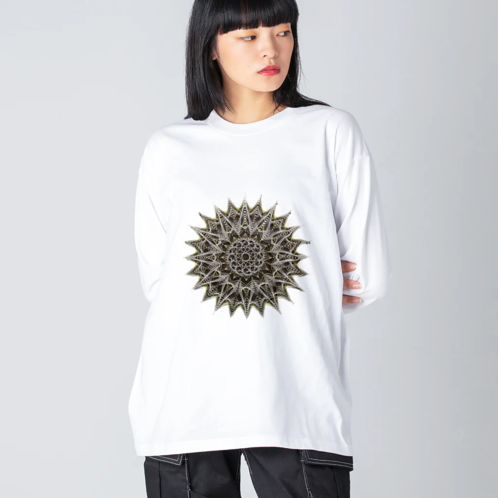 イトノモリの新月 Big Long Sleeve T-Shirt