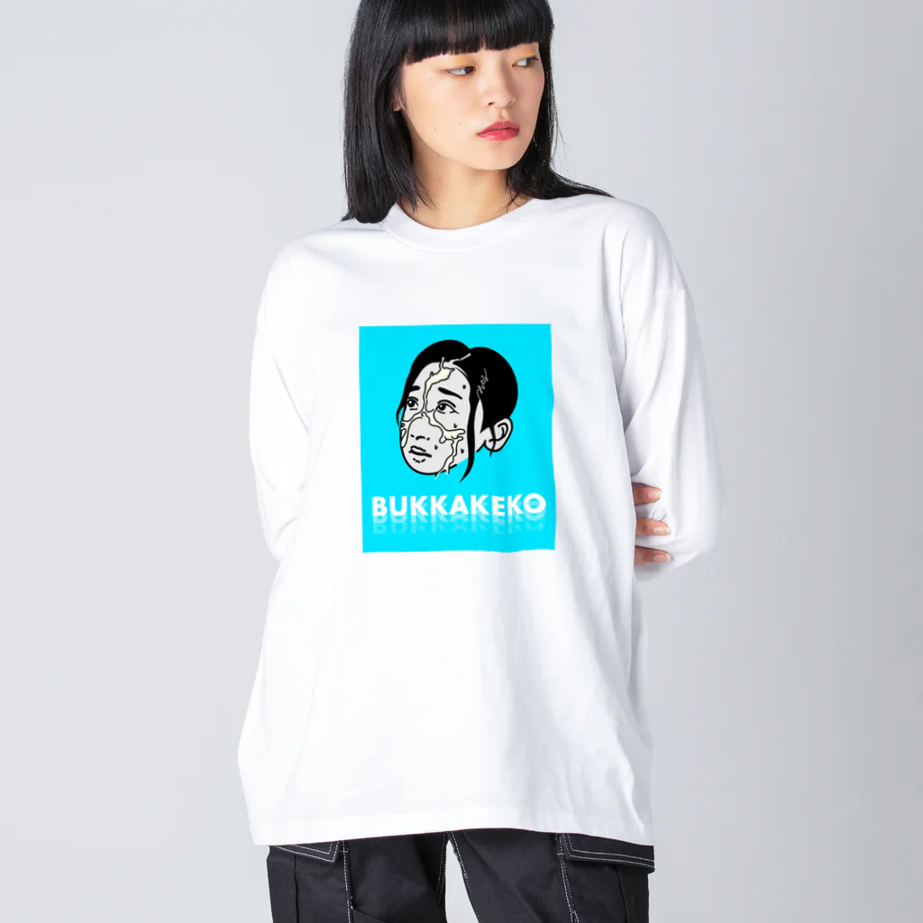 mitokananoheyaのBUKKAKEKOビッグシルエットロンT Big Long Sleeve T-Shirt