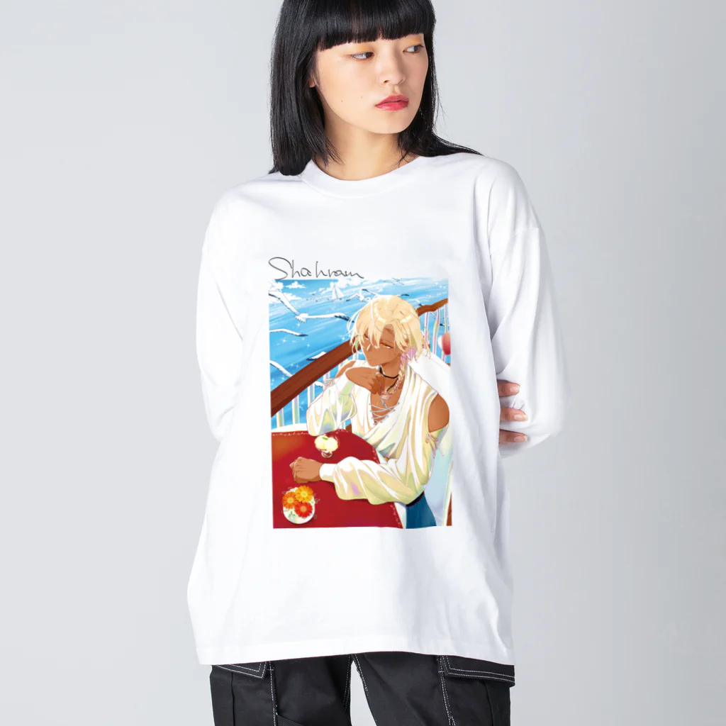 シャハラム🐫⛺Vtuberの3周年記念シャハラム-ブラック- Big Long Sleeve T-Shirt