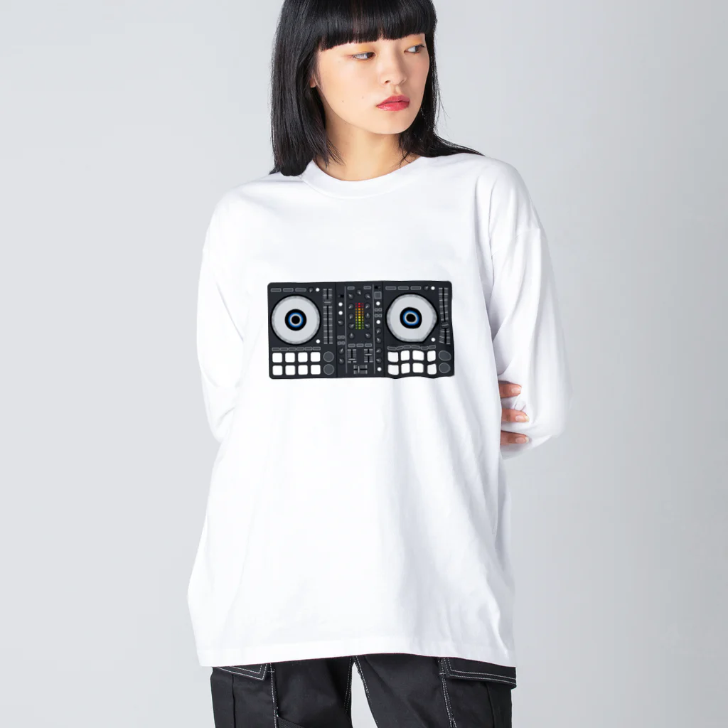 kimchinのシンプルなDJコントローラーのイラストです! Big Long Sleeve T-Shirt