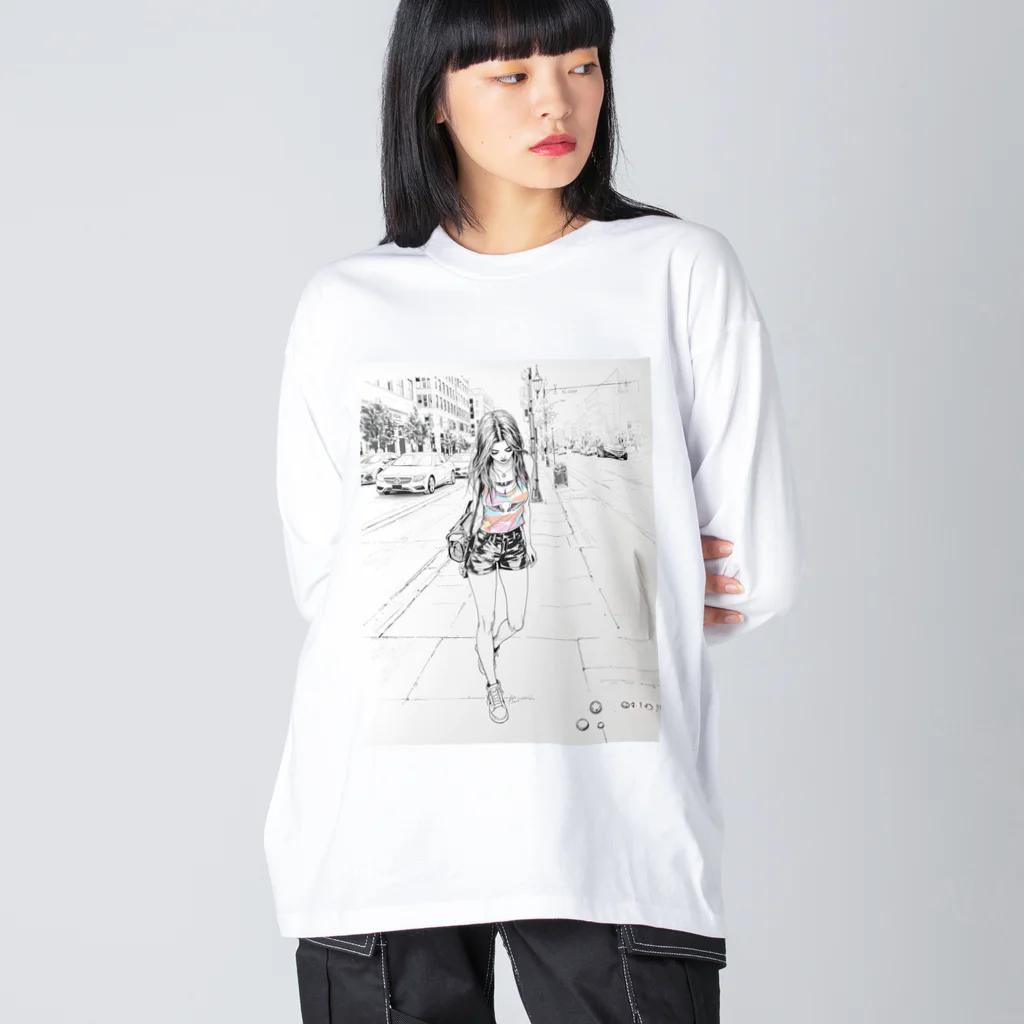 OtoAの隠れた宝石を探す人 Big Long Sleeve T-Shirt