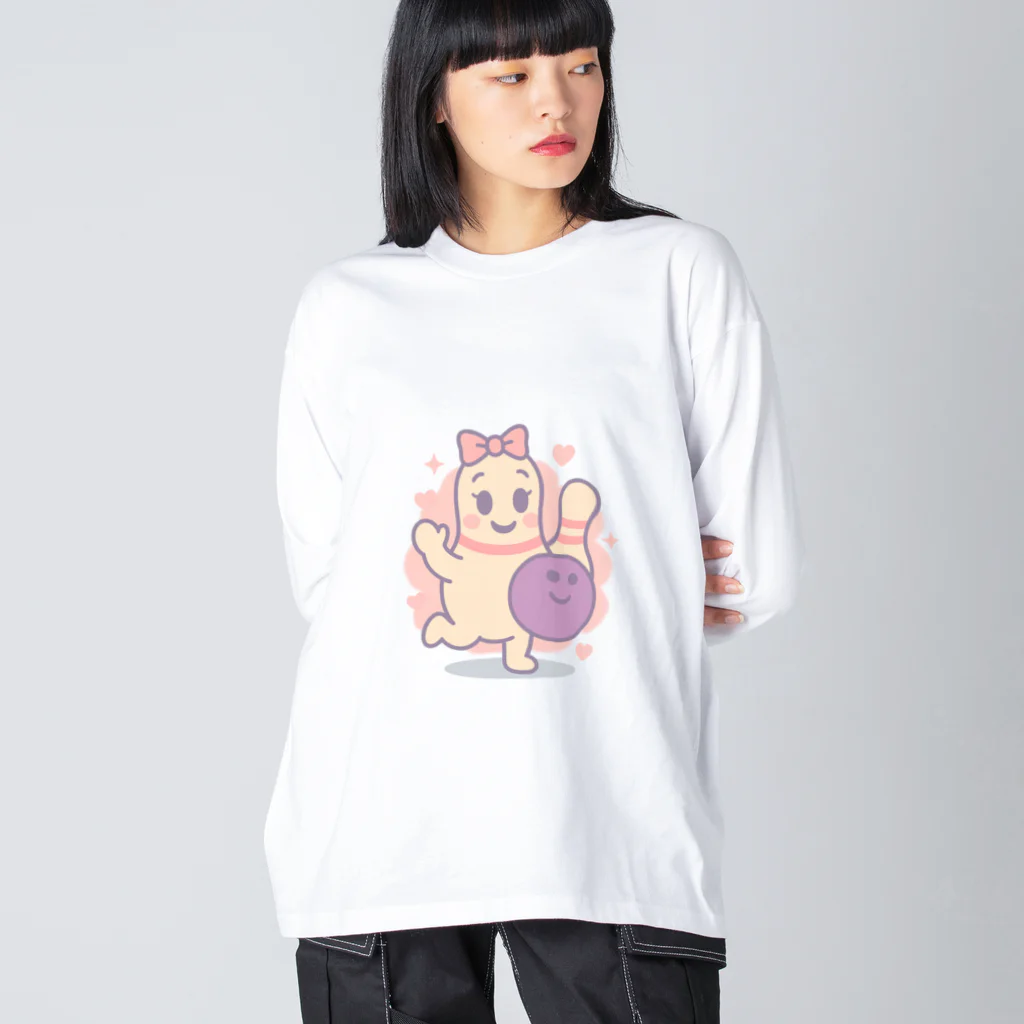 スペアミーショップのころぴんちゃんデザイン Big Long Sleeve T-Shirt
