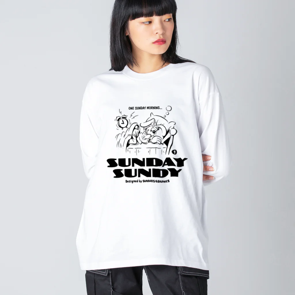 SUNDAYS GRAPHICSのSUNDAY SUNDY No.1 Big Long Sleeve T-Shirt