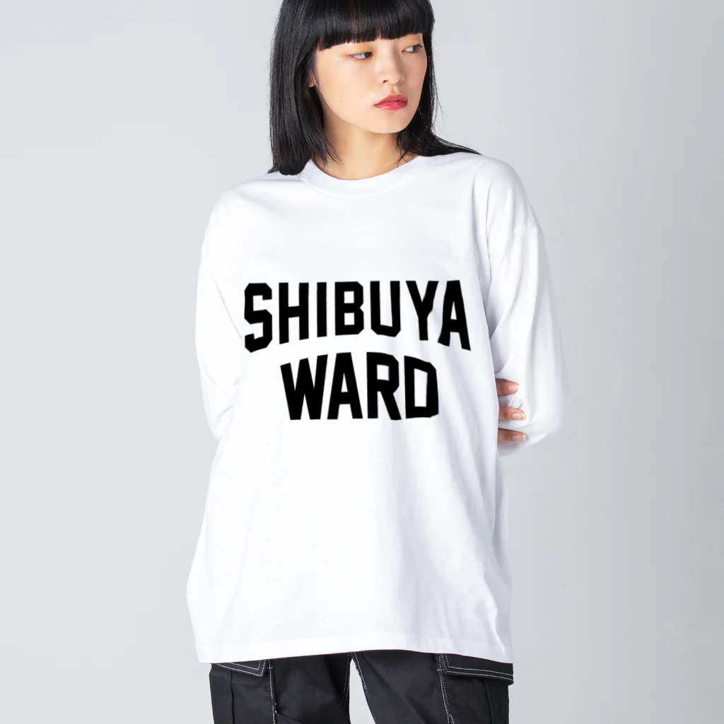 JIMOTOE Wear Local Japanの渋谷区 SHIBUYA WARD Big Long Sleeve T-Shirt